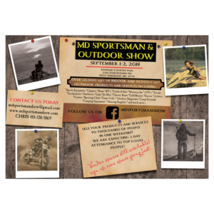Flyer Design by Skybluedesignstudio for MD Sportsman Show | Design #17711853