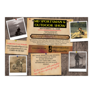 MD Sportsman & Outdoor Show | Flyer Design by Skybluedesignstudio