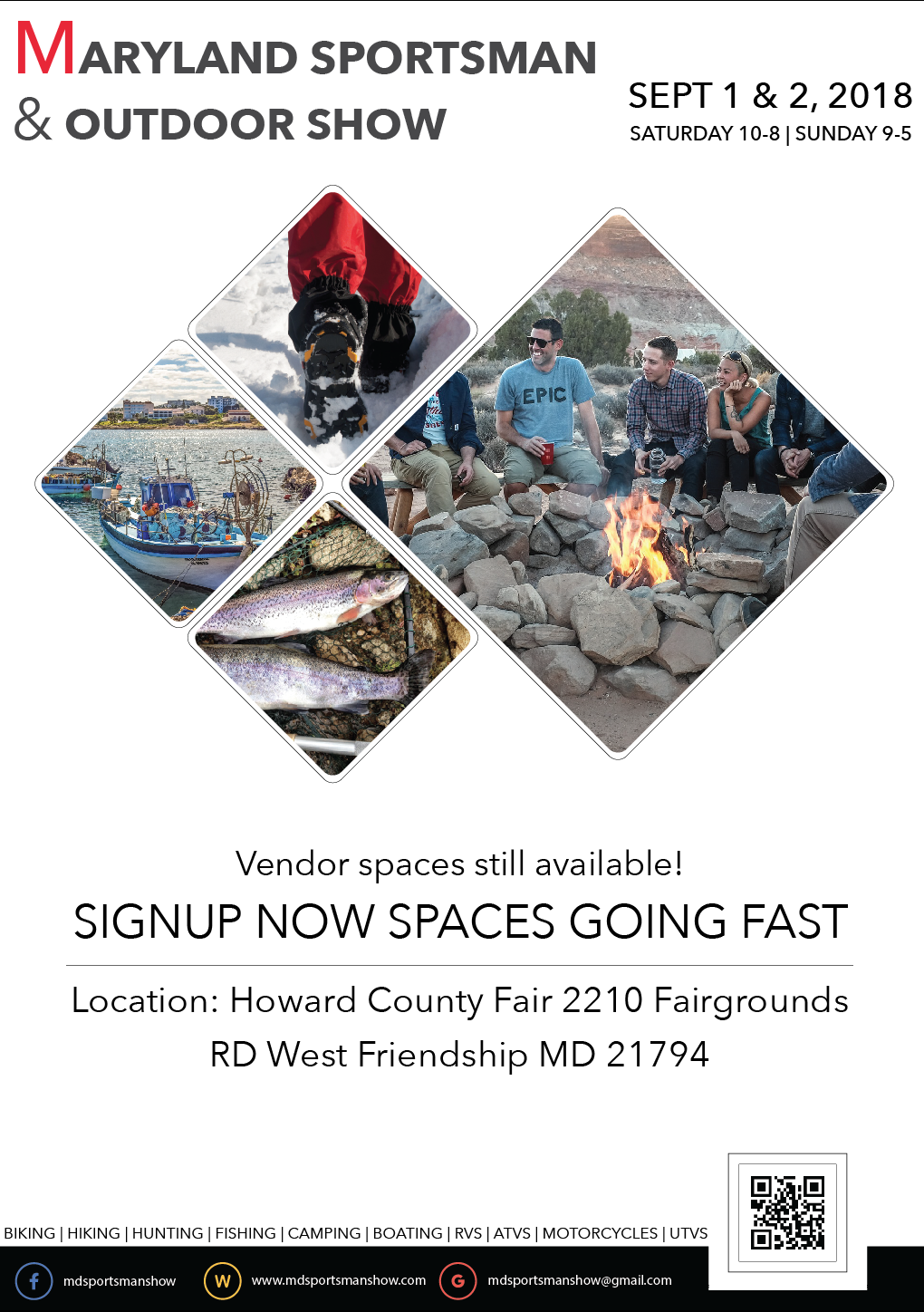 Flyer Design by Fanatic Designs for MD Sportsman Show | Design #17705967