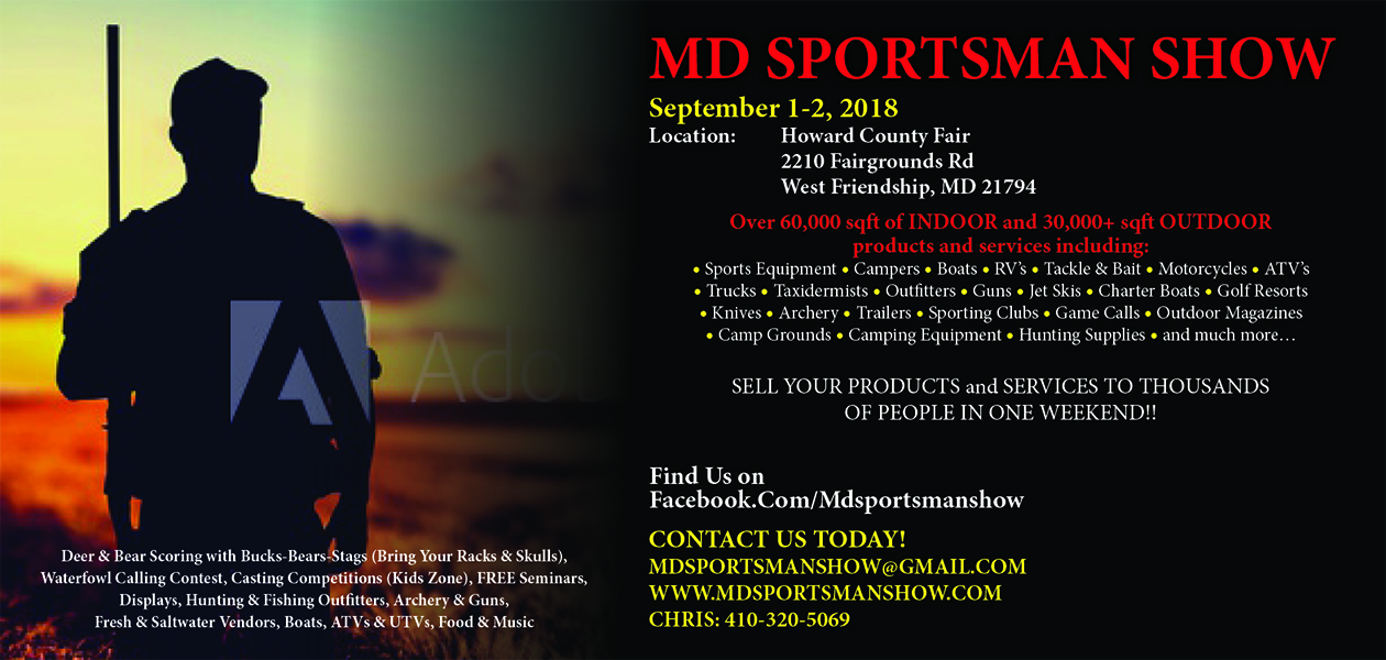 Diseño de Flyer por DV8Design para MD Sportsman Show | Diseño #17705120