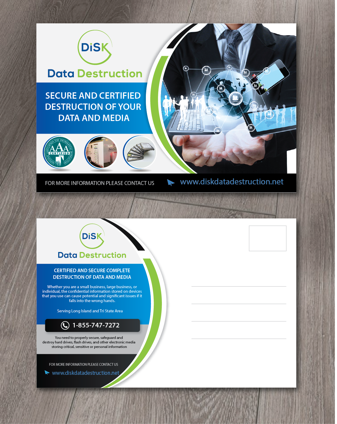 Postcard Design by alex989 for Bullets and Bombshells LLC | Design #17698251