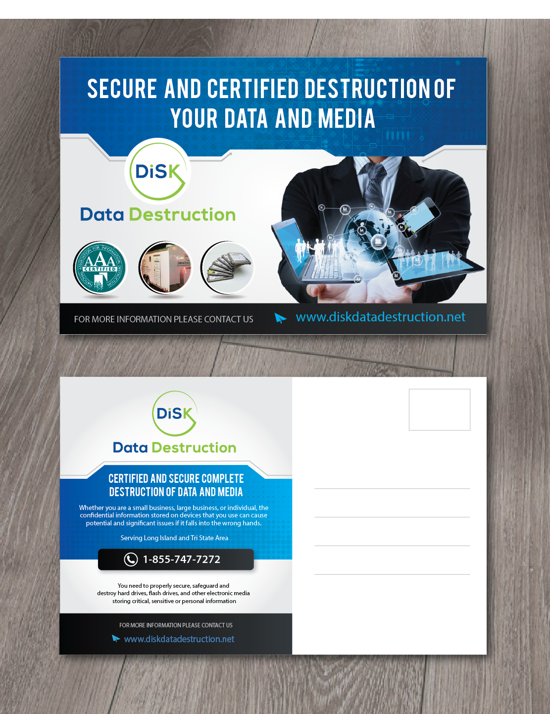 Postcard Design by alex989 for Bullets and Bombshells LLC | Design #17698258