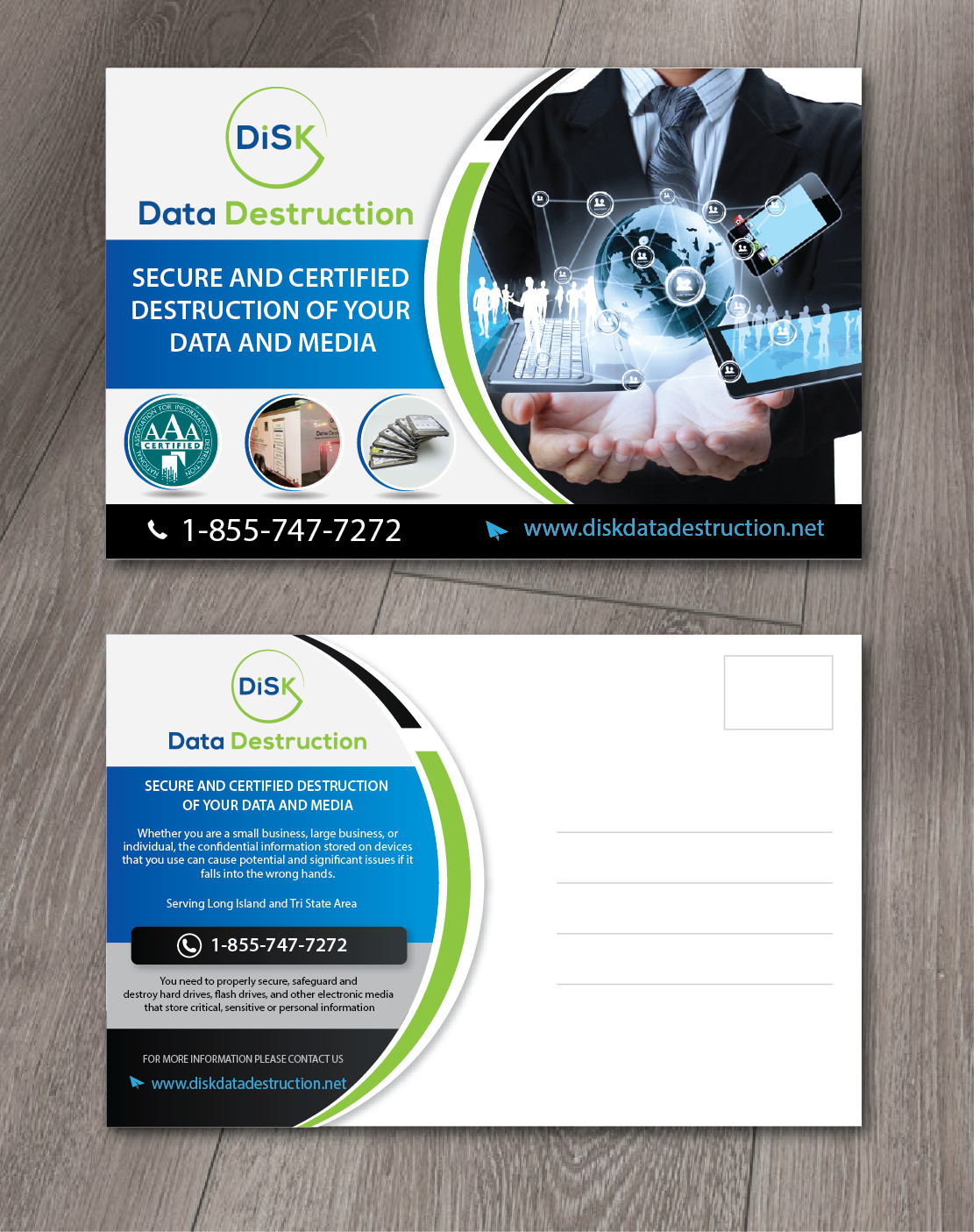 Postcard Design by alex989 for Bullets and Bombshells LLC | Design #17713919