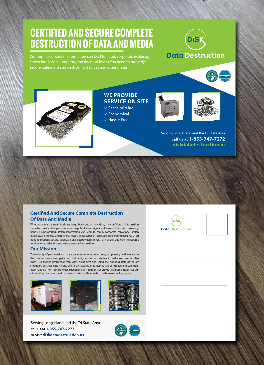 Postcard Design by Alexandar for Bullets and Bombshells LLC | Design #17756046
