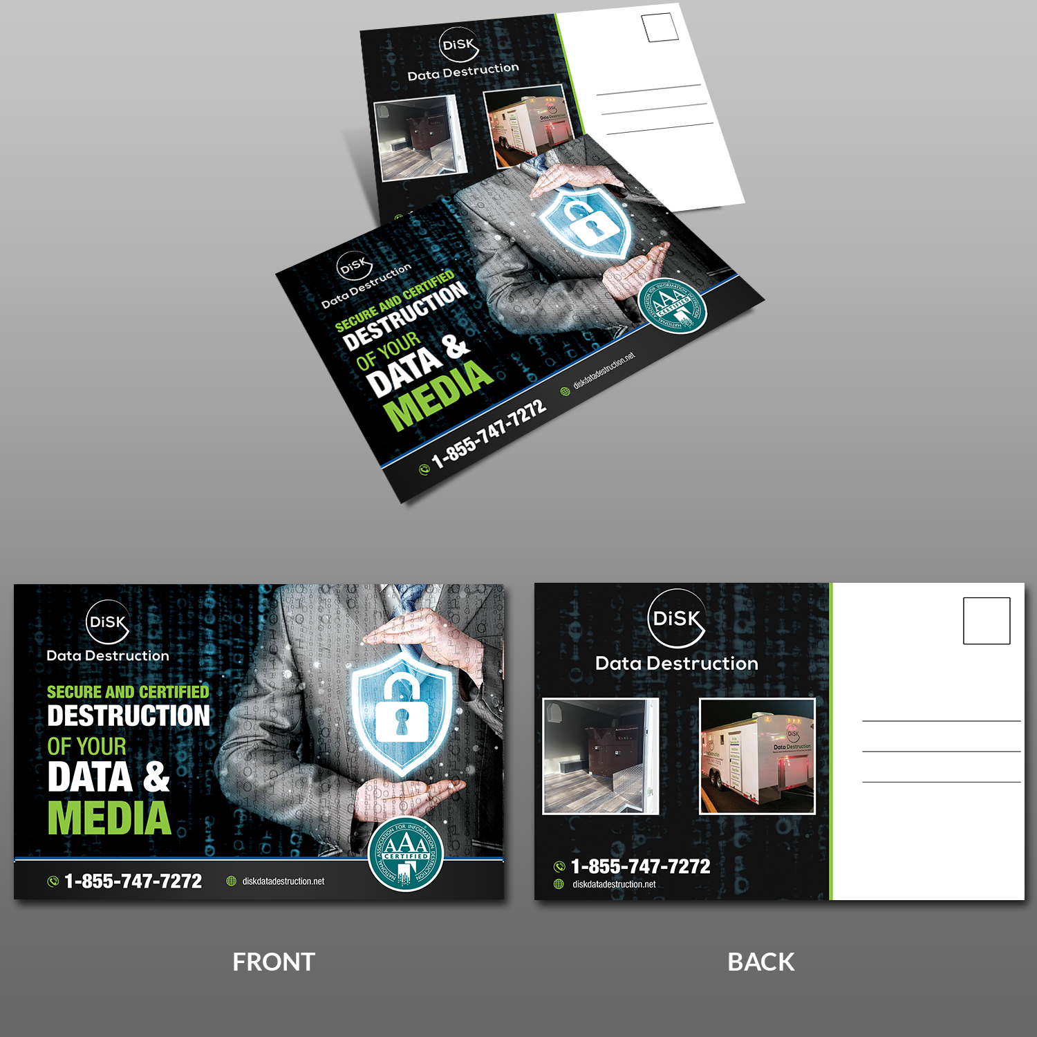 Postcard Design by debdesign for Bullets and Bombshells LLC | Design #17699555