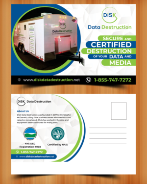 Postcard Design by ecorokerz for Bullets and Bombshells LLC | Design: #17686589