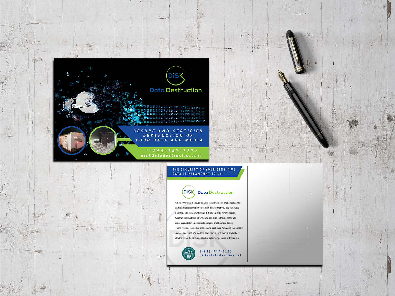 Postcard Design by Scorpius design for Bullets and Bombshells LLC | Design #17741028