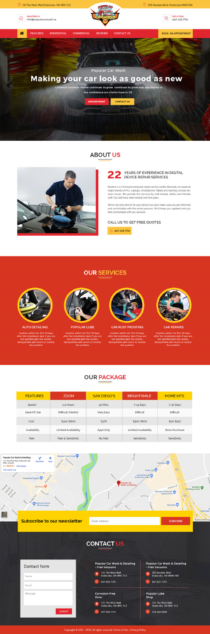 Web Design by Xclusive Designer for Momentum Infotech Inc. | Design #17808940
