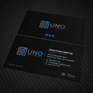 UNO Real Estate | Business Card Design by Sandaruwan