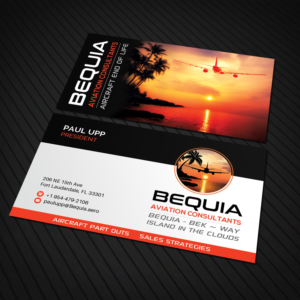 Bequia Aviation Consultants | Visitenkarten-Design von Sandaruwan