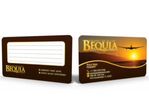 Bequia Aviation Consultants | Diseño de Tarjeta de Presentación por Hardcore Design