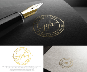 Jacqueline Gonsalves Hair or JG Hair or JMG Hair  | Logo Design by juie design