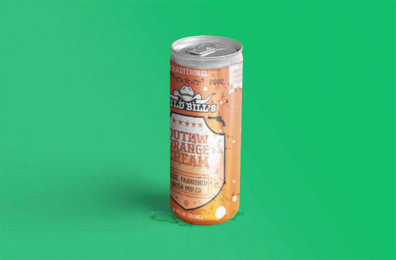Label Design by Oudib for Wild Bill's Olde Fashioned Soda Pop Co. | Design #17797602