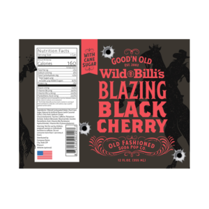 Label Design by Oveja Quiroga for Wild Bill's Olde Fashioned Soda Pop Co. | Design: #17717310