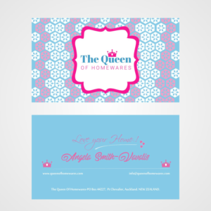 Diseño de Tarjeta de Presentación por Priyal para Queen Of Homewares | Diseño #17690870