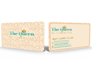 Diseño de Tarjeta de Presentación por Hardcore Design para Queen Of Homewares | Diseño: #17696074