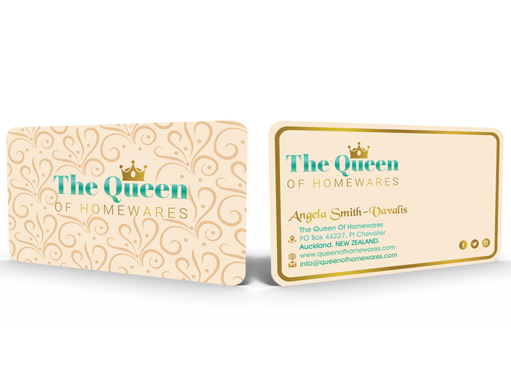 Diseño de Tarjeta de Presentación por Hardcore Design para Queen Of Homewares | Diseño: #17697126