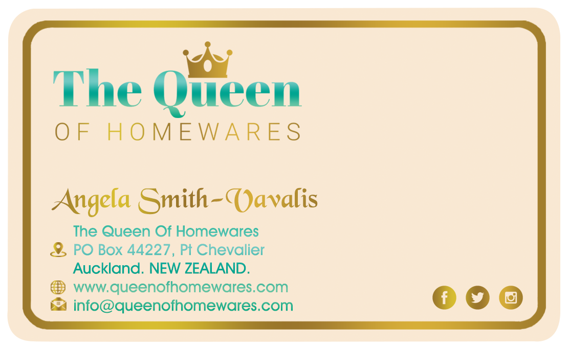 Diseño de Tarjeta de Presentación por Hardcore Design para Queen Of Homewares | Diseño #17722187