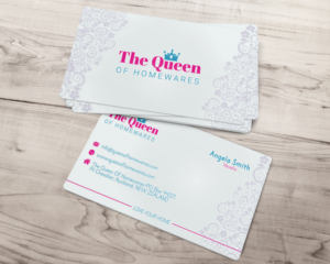 Design de Carte de Visite par Impressive Solutions pour Queen Of Homewares | Design : #17687905
