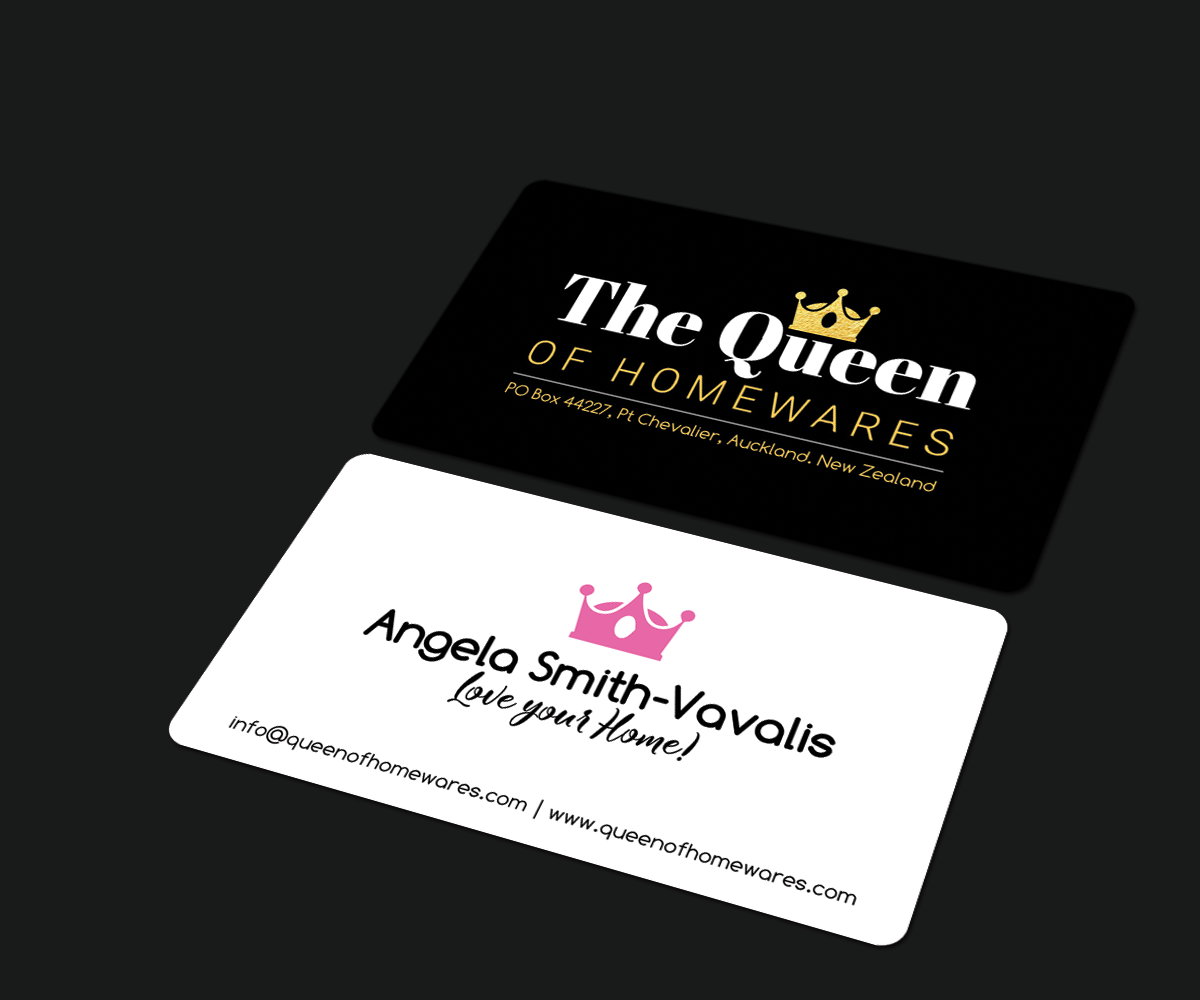 Diseño de Tarjeta de Presentación por JK18 para Queen Of Homewares | Diseño #17692145