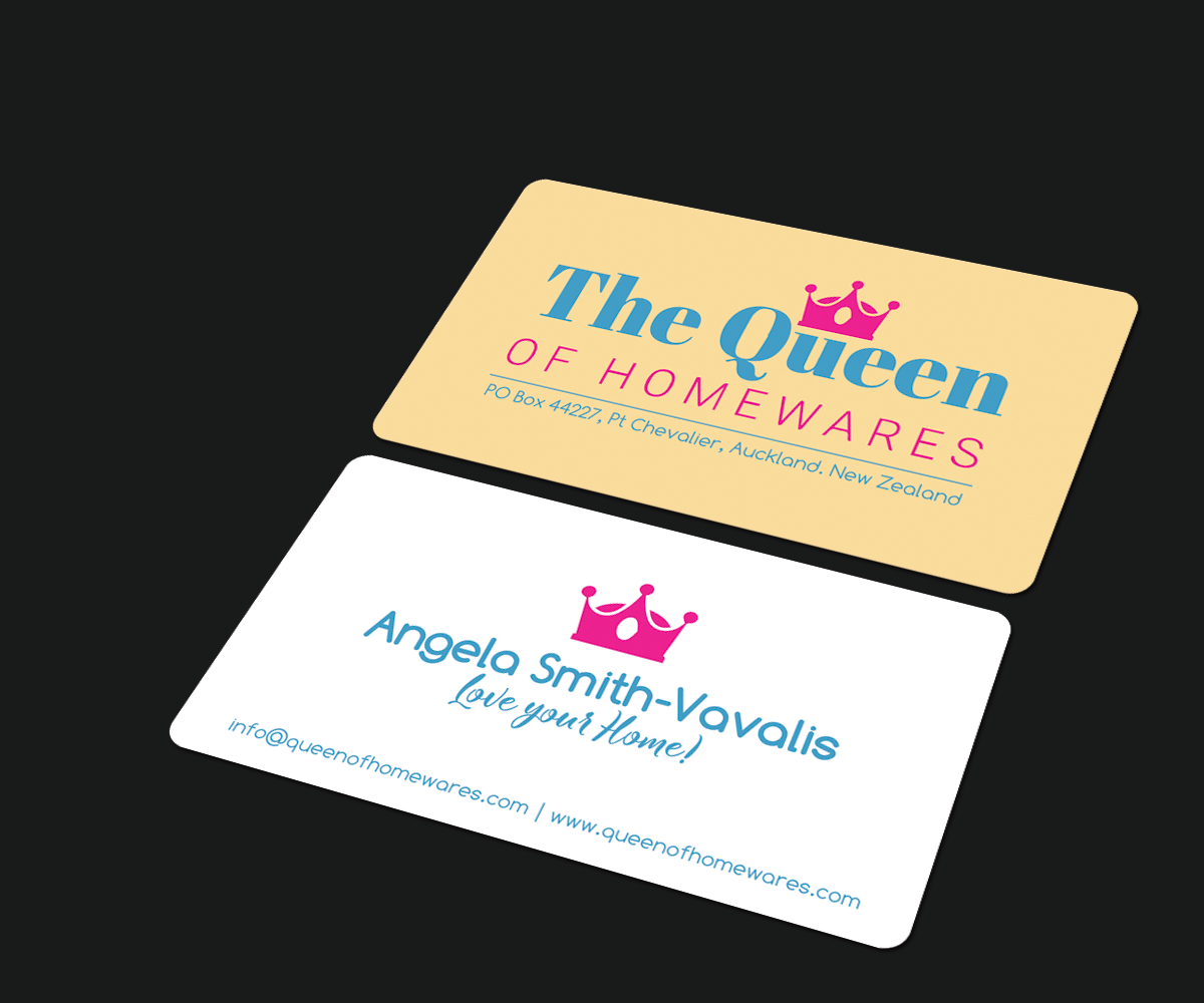 Business Card Design by JK18 for Queen Of Homewares | Design #17697336