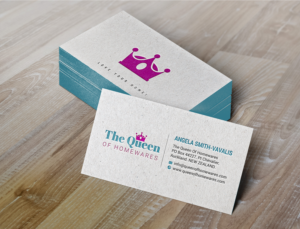 Diseño de Tarjeta de Presentación por chandrayaan.creative para Queen Of Homewares | Diseño: #17688127
