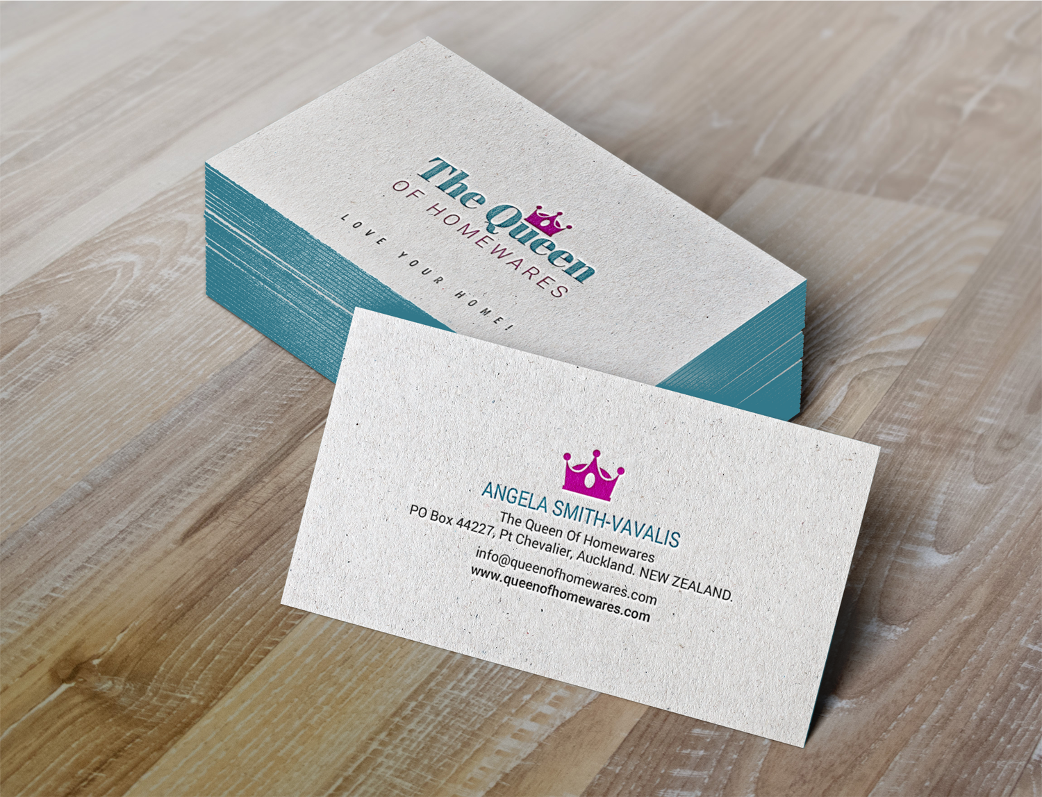 Design de Carte de Visite par chandrayaan.creative pour Queen Of Homewares | Design #17688138