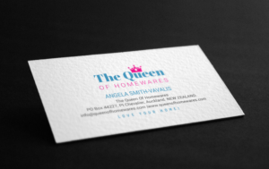 Design de Carte de Visite par chandrayaan.creative pour Queen Of Homewares | Design : #17688222