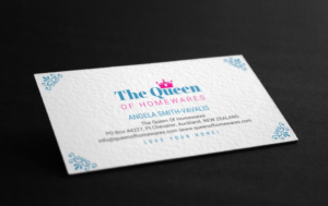 Diseño de Tarjeta de Presentación por chandrayaan.creative para Queen Of Homewares | Diseño: #17688301