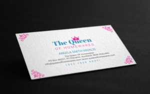 Diseño de Tarjeta de Presentación por chandrayaan.creative para Queen Of Homewares | Diseño: #17688302