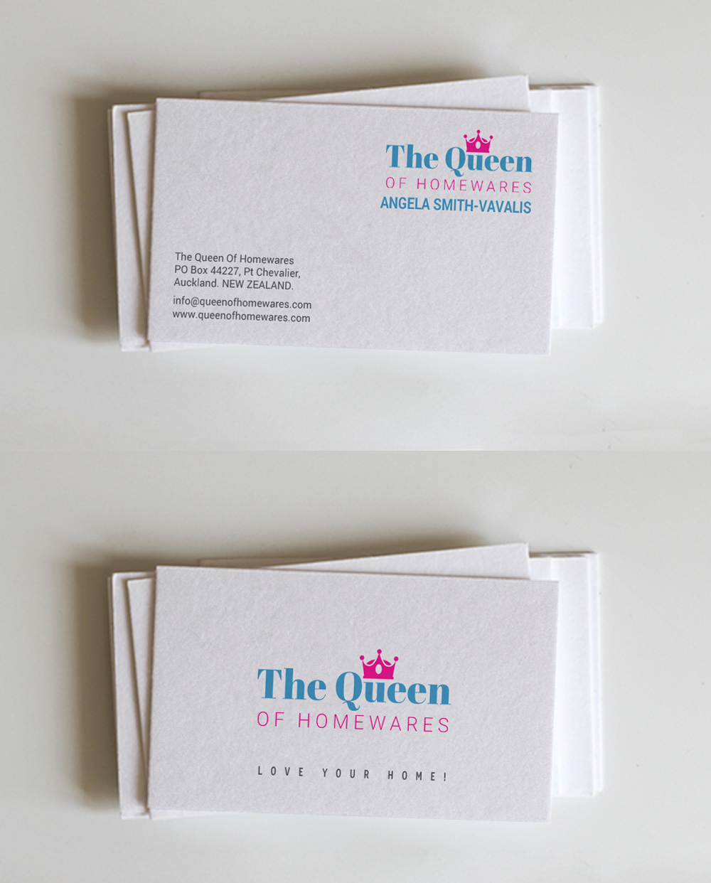 Diseño de Tarjeta de Presentación por chandrayaan.creative para Queen Of Homewares | Diseño #17688304