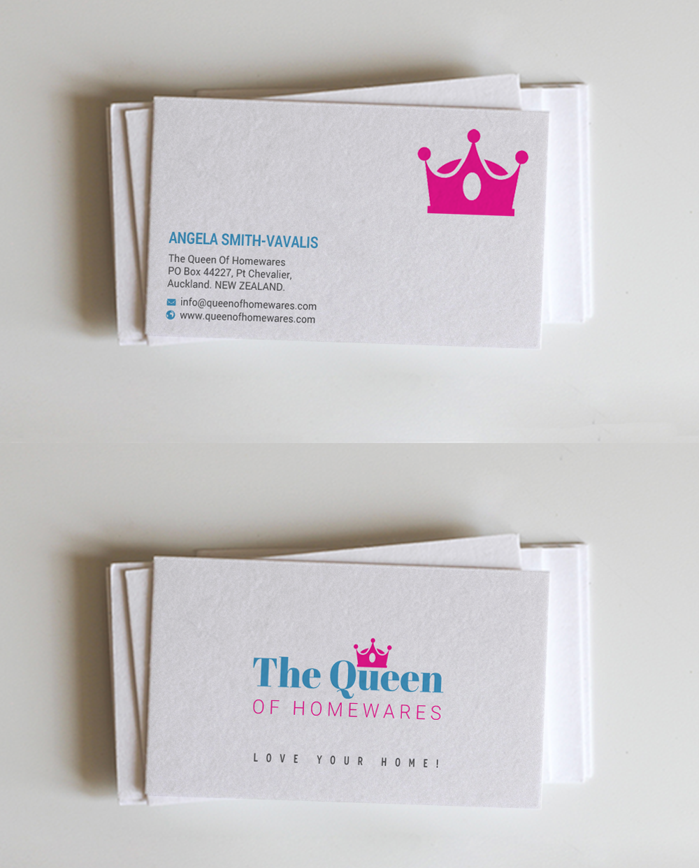 Diseño de Tarjeta de Presentación por chandrayaan.creative para Queen Of Homewares | Diseño #17688495