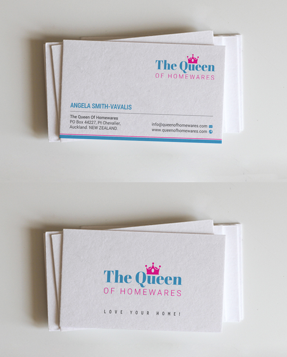 Design de Carte de Visite par chandrayaan.creative pour Queen Of Homewares | Design #17688497