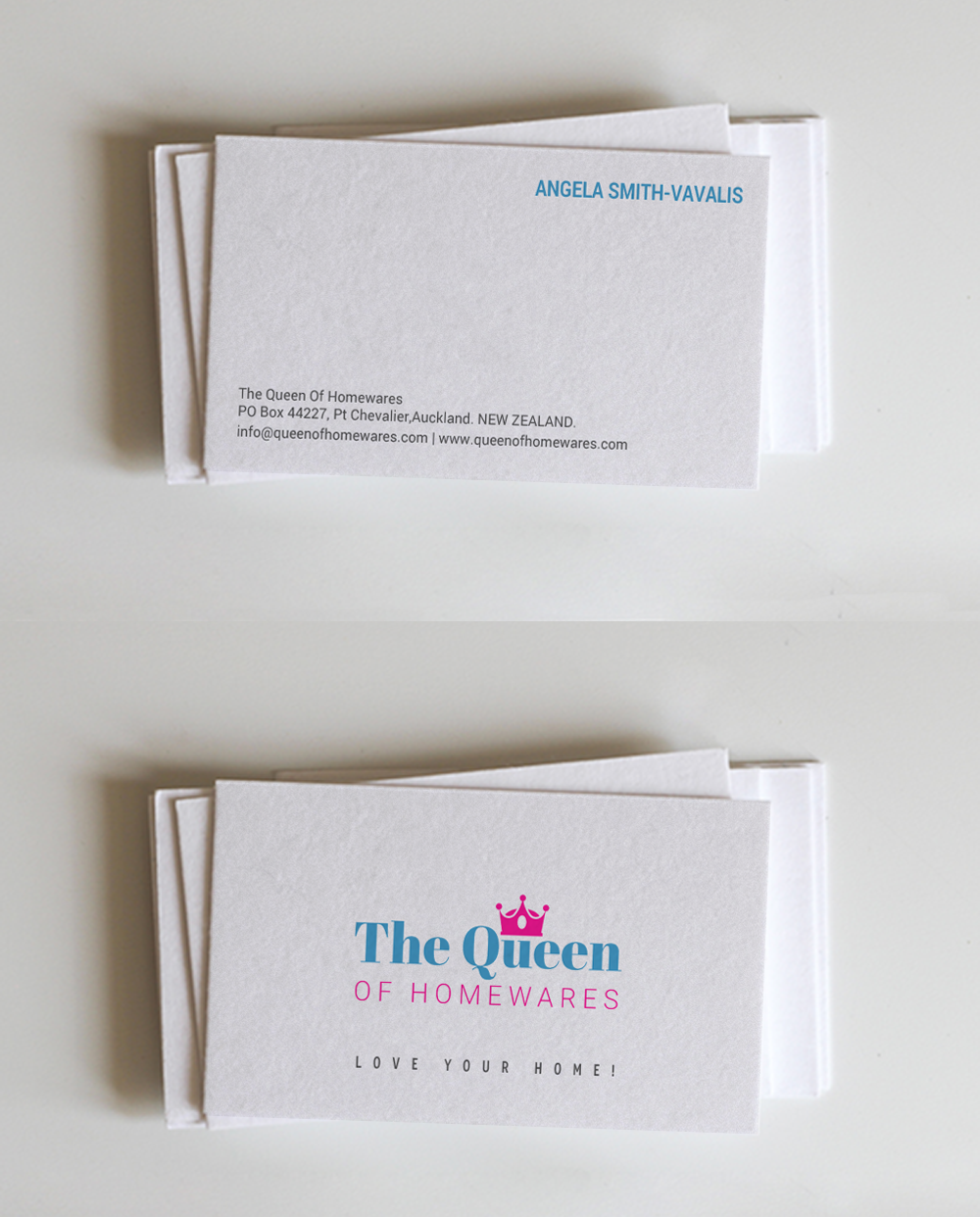 Business Card Design by chandrayaan.creative for Queen Of Homewares | Design #17688555