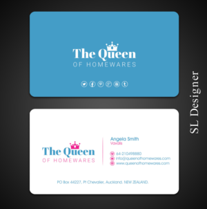 Diseño de Tarjeta de Presentación por SL Designer para Queen Of Homewares | Diseño: #17689347