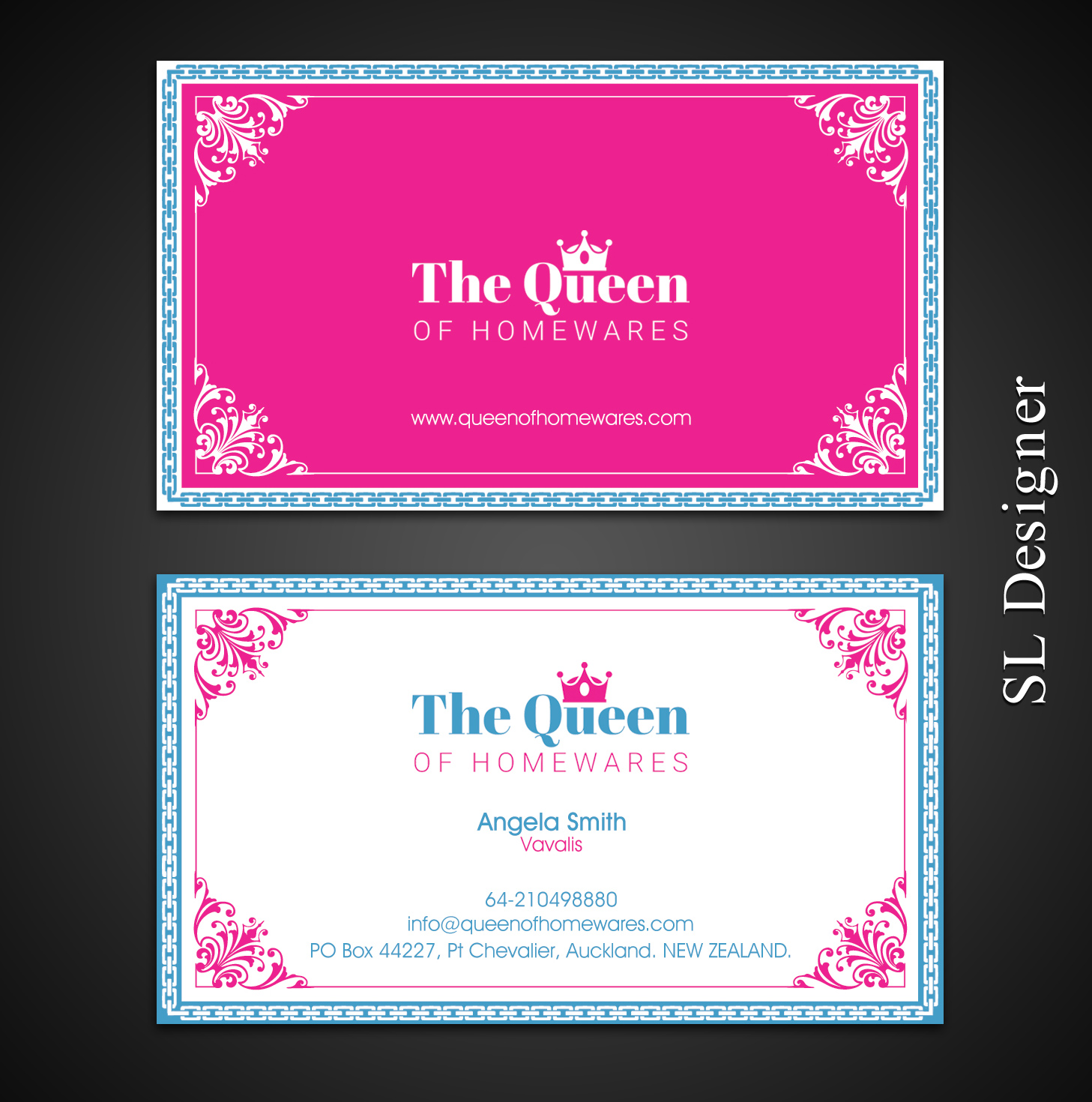 Design de Carte de Visite par SL Designer pour Queen Of Homewares | Design #17689351