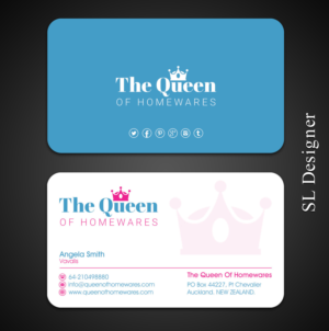 Design de Carte de Visite par SL Designer pour Queen Of Homewares | Design : #17689352