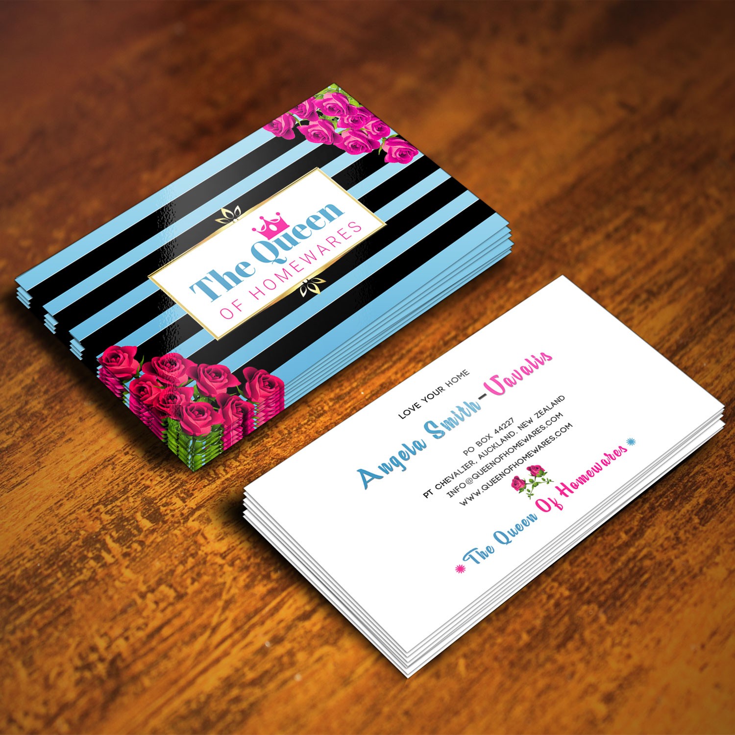 Design de Carte de Visite par Xclusive Designers pour Queen Of Homewares | Design #17687603