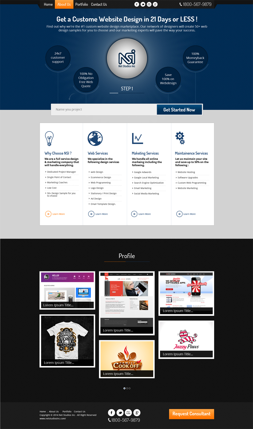 Web Design par AVROM pour LBO MARKETING PARTNERS, LLC | Design #2748025