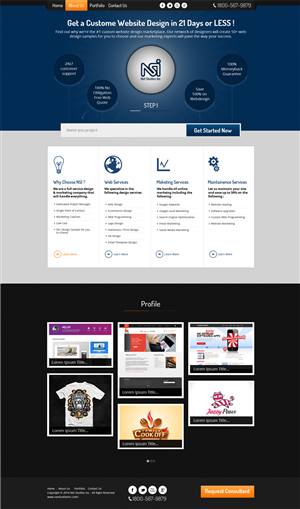 Web Design by AVROM for LBO MARKETING PARTNERS, LLC | Design: #2748025