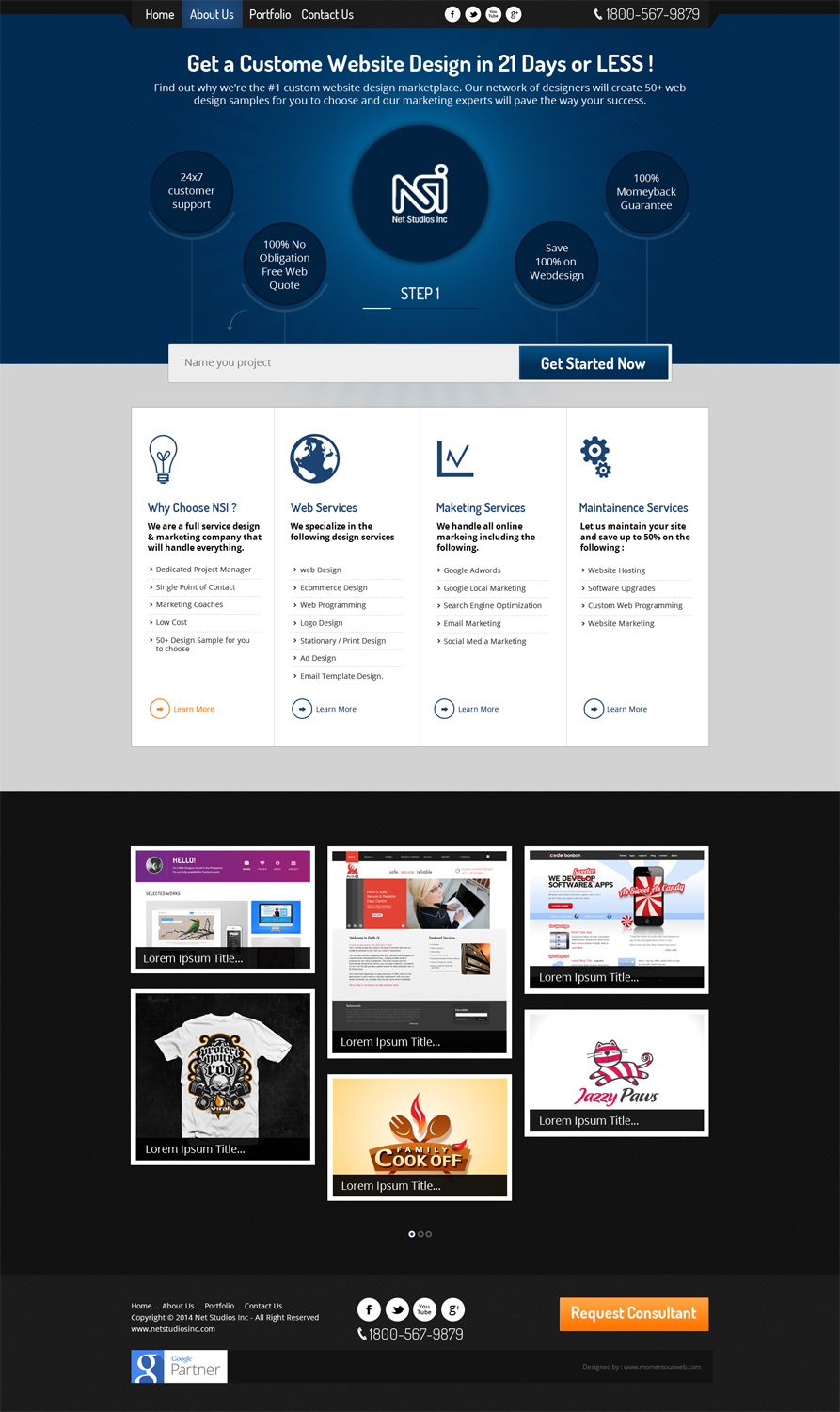 Web Design par AVROM pour LBO MARKETING PARTNERS, LLC | Design #2750413