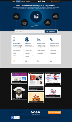 Web Design by AVROM for LBO MARKETING PARTNERS, LLC | Design: #2750429