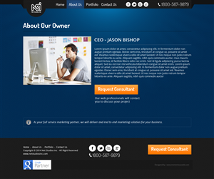 Web Design by AVROM for LBO MARKETING PARTNERS, LLC | Design: #2752417