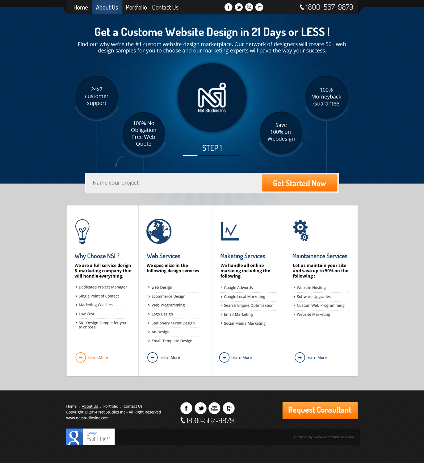 Web Design by AVROM for LBO MARKETING PARTNERS, LLC | Design: #2753812
