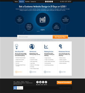 Web Design by AVROM for LBO MARKETING PARTNERS, LLC | Design: #2753812