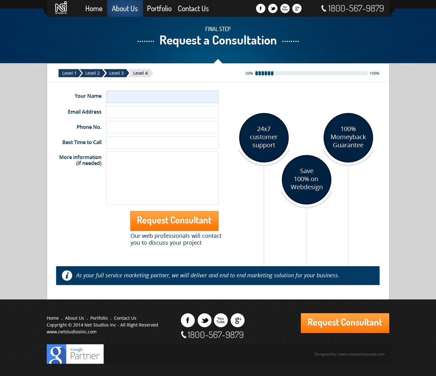 Web-Design von NGCI für LBO MARKETING PARTNERS, LLC | Design #2759744