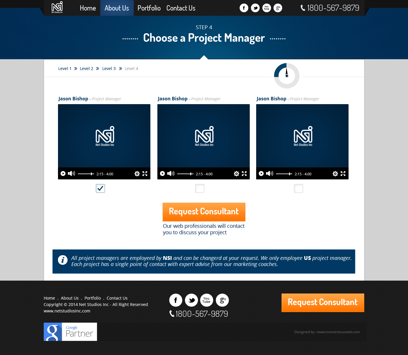 Web Design by AVROM for LBO MARKETING PARTNERS, LLC | Design #2761555