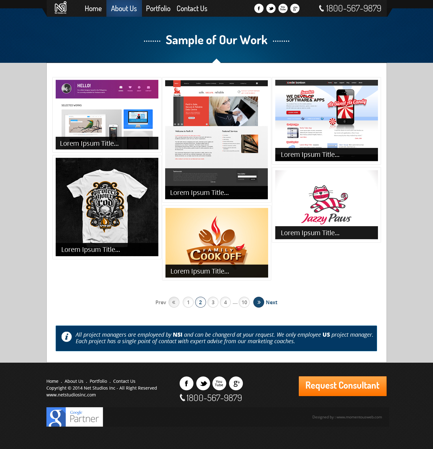Web Design par AVROM pour LBO MARKETING PARTNERS, LLC | Design #2761574