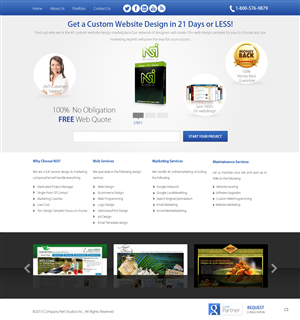 Web Design by pb for LBO MARKETING PARTNERS, LLC | Design: #2753413