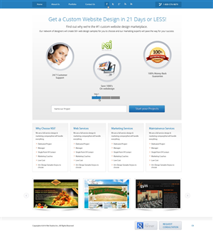 Web Design by pb for LBO MARKETING PARTNERS, LLC | Design: #2753450
